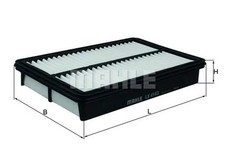 Luftfilter Filtereinsatz LX 4143 MAHLE für MAZDA 3 3 Stufenheck CX-5 6 Kombi