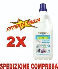 2 X Piu' Pulito Detersivo Lavatrice E Bucato A Mano Super Concentrato Con Sgras