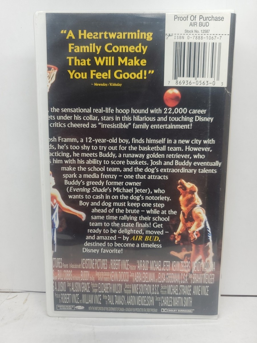 Air Bud (VHS, 1997) 786936056303| eBay