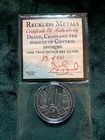 Reckless Metals America The Beautiful Disaster  - 1 Ozt Antiqued Silver Round