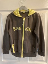 Girls' Brownies Official Uniform Hoodie Hoody Age 7-8 Years Chest 26in VGC