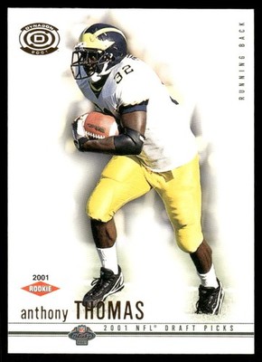 2001 Pacific Dynagon Anthony Thomas #125 Michigan Wolverines