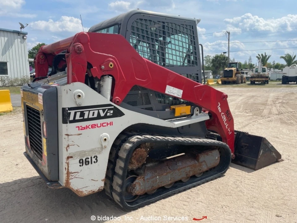 Takeuchi TL10V2-CR 2020 minicargadora sobre orugas aire acondicionado hidráulico auxiliar Q/C bidadoo Foto 4 de 4