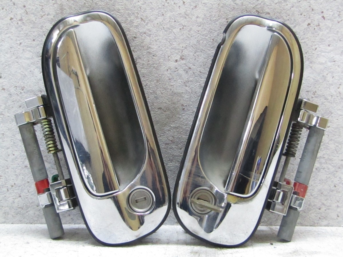 1998 2002 JDM NISSAN SUNNY B15 SILVER CHROME EXTERIOR DOOR HANDLE