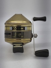 Mulinello da Pesca Vintage Gold Zebco 33 Classic Spin Cast Made in USA Funzionante!!