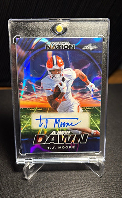 Leaf 2025 Football Nation A New Dawn T.J. Moore Clemson Auto NA-TJM