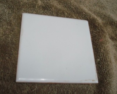 VINTAGE Floor (or Wall) WHITE Ceramic Tiles (LOT OF 29)