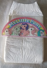 Mega adult disposable ABDL diaper- My Little Pony READ DESCRIPTION FULLY