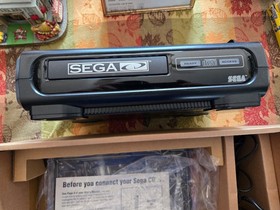 Sega CD Model 1 Genesis System Add On CIB Tested Clean With Games