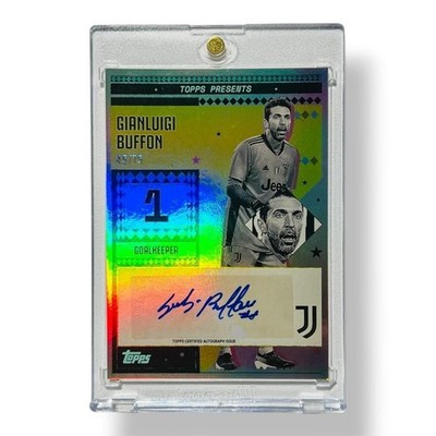 Gianluigi Buffon /75 Auto Topps Juventus Team Set 2024/25 No PSA Autograph