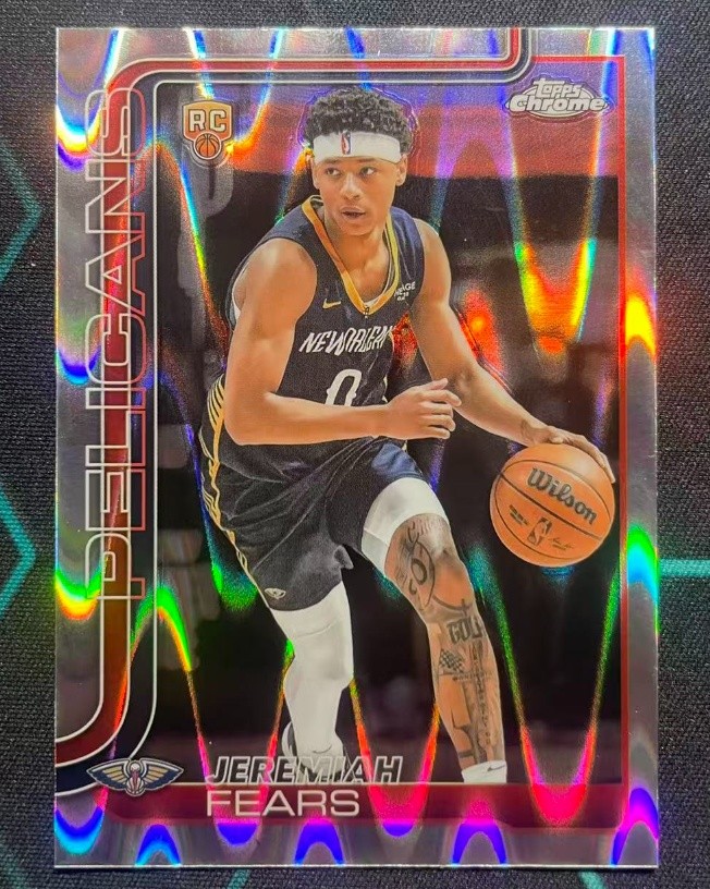 Jeremiah Fears 2025-26 Topps Chrome Raywave Rookie #257 A