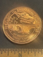 1993-1994 LONDON BRIDGE ROTARY COMMEMORATIVE COIN, LAKE HAVASU CITY ARIZONA 22nd