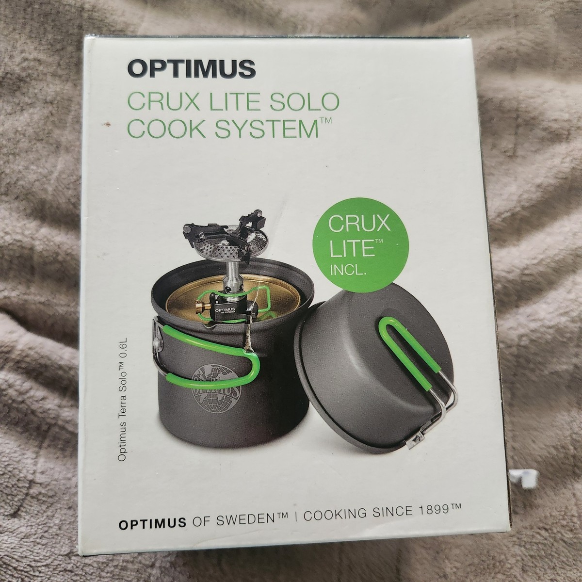 Optimus Crux Lite Solo Cook System for Camping Mini Stove Open Box