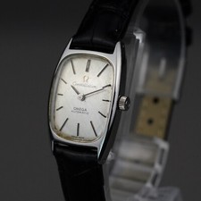 Omega Constellation Automatic Wristwatch Women's Silver 19mm New Leather Band 2