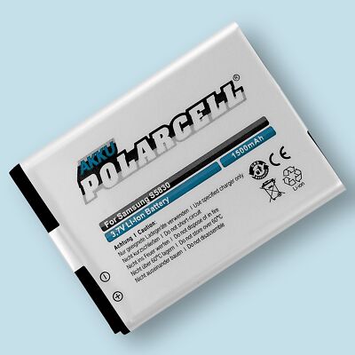 PolarCell Akku für Samsung Galaxy Mini 2 GT-S6500 Y DuoS GT-S6102 Batterie Accu