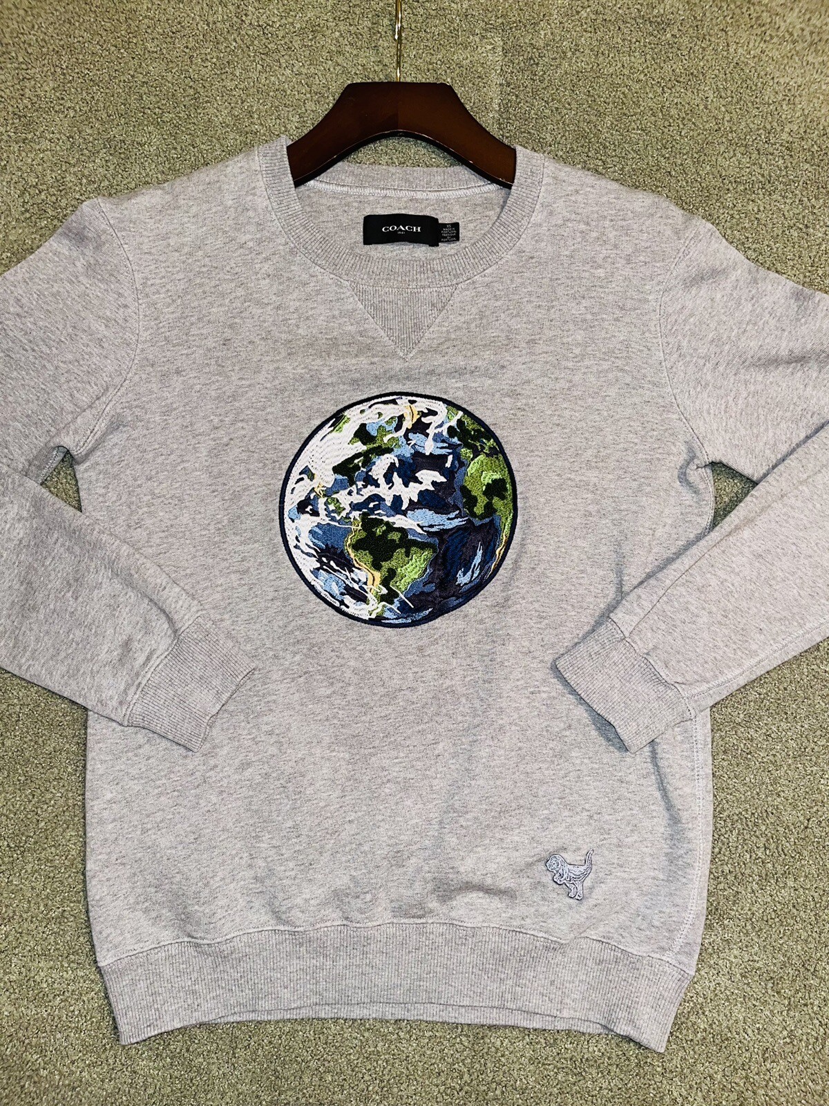 Coach Sweatshirt 1941 Rexy NASA Planet Earth Crewnec… - Gem