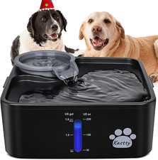 2 Gallon Dog Water Fountain Ultra Large/Wide Pet Fountain Bpa-Free Premium Dog W