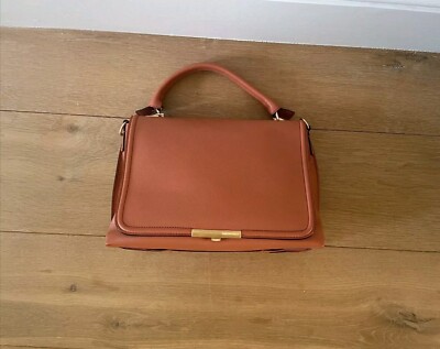 BNWT Emilio Pucci Salmon/Tan Satchel Bag