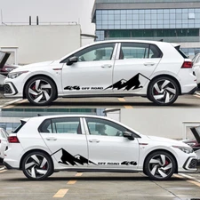 Vinyl Stickers Off Road Mountain Graphics Waterproof For Car Body Side Fender