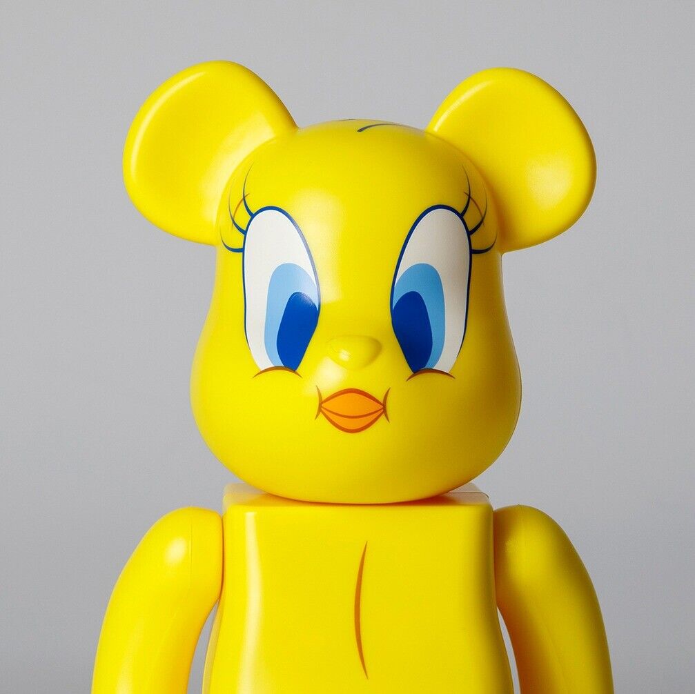 Medicom Toy BE@RBRICK Bearbrick 400% + 100% TWEETY Authentic Medicom Toy BE@RBRICK Bearbrick 400% + 100% TWEETY Authentic