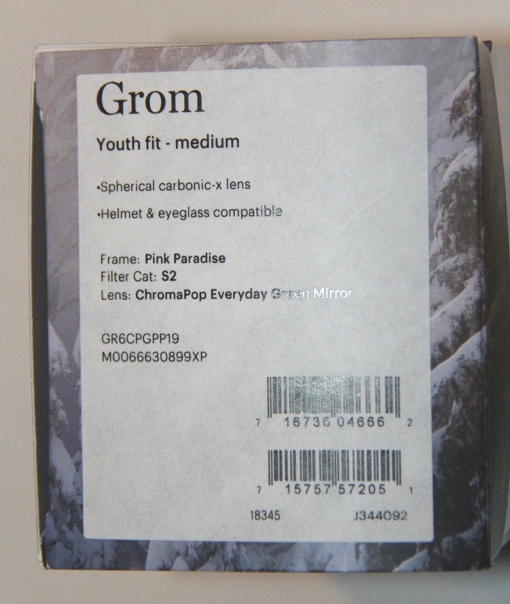 Smith Grom Goggle Youth Medium Pink Paradise ChromaPop Everyday