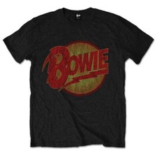 David Bowie Diamond Dogs Vintage T-shirt Black New David Bowie Diamond Dogs Vintage T-shirt Black New