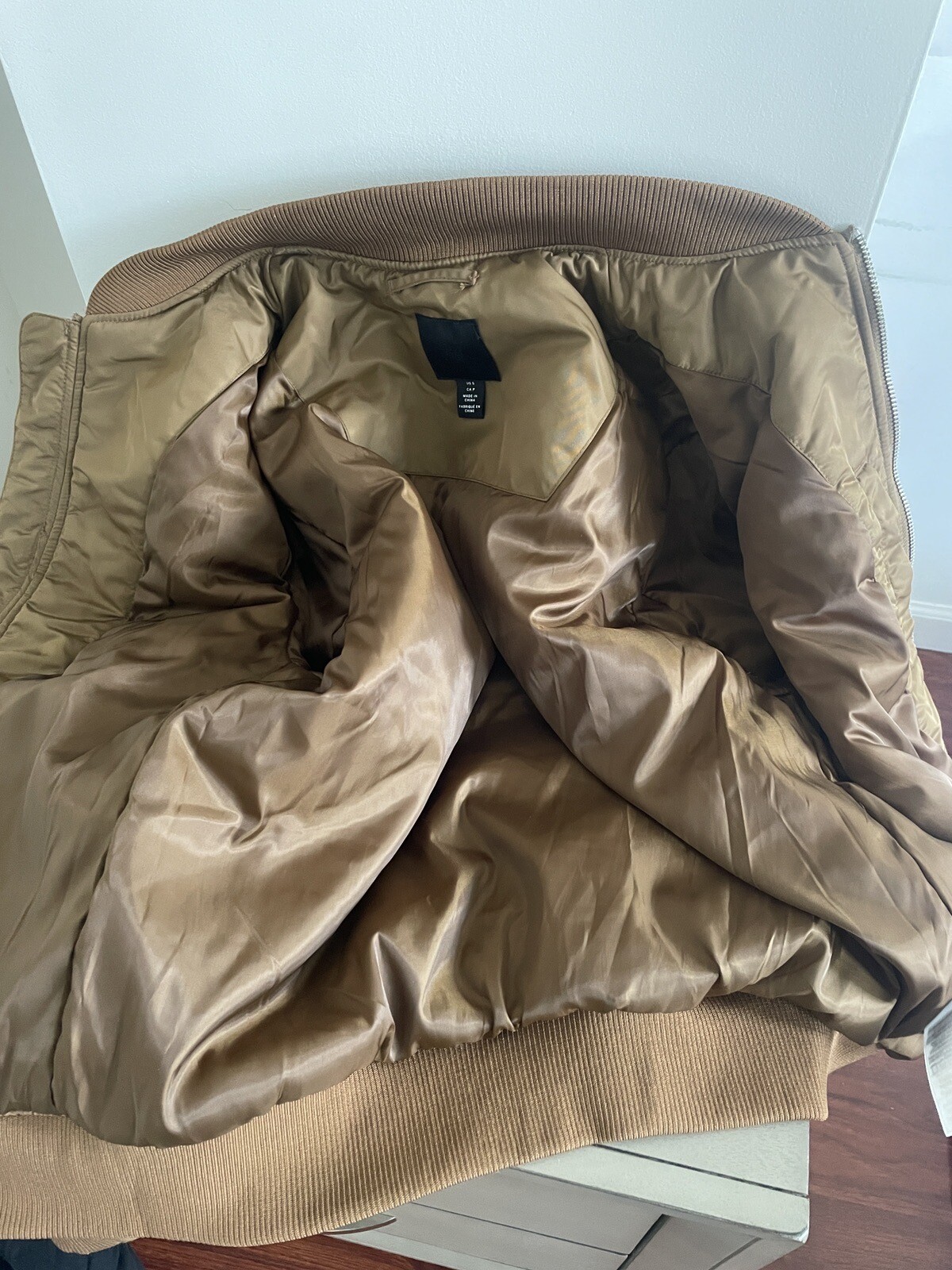 Gold Bomber Jacket - Small - image 5