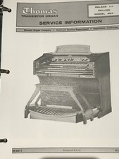 Thomas Organ Service Manuals: Palace III Deluxe 904, 900-901-902, A-6820 pick 1