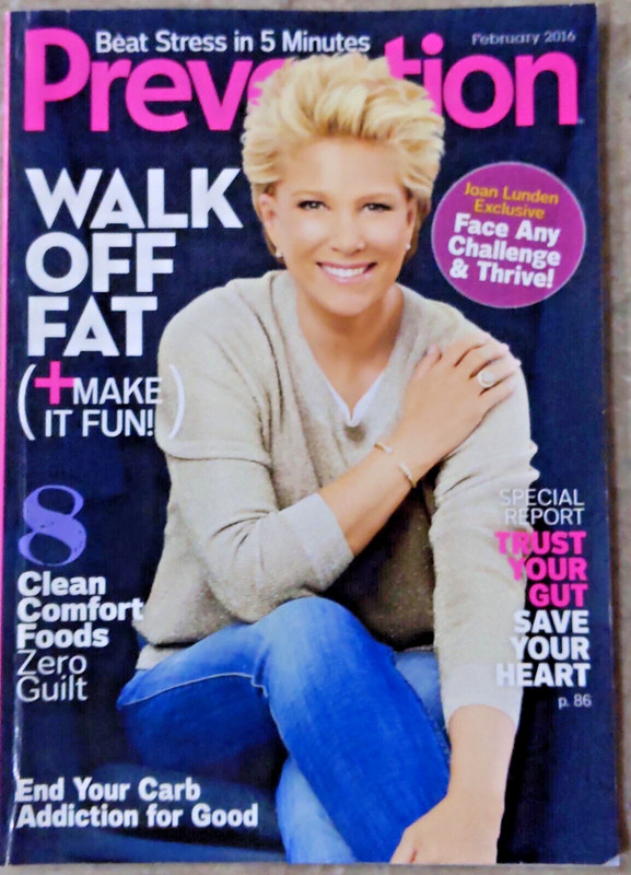 Back Issue of Prevention Magazine (February 2016) in excellent condition