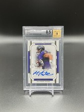 2018 National Treasures Rookie Auto Gold #48/49 Mark Andrews BGS 8.5 Ravens