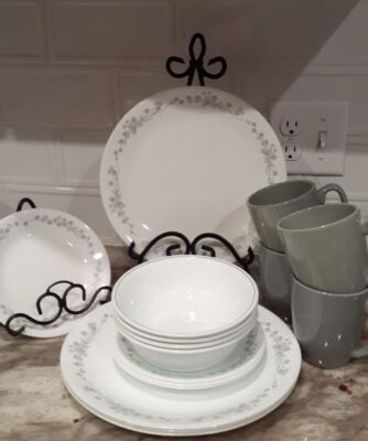 Vintage Corelle Ribbon Bouquet Add-on/Replacement Dinnerware (See Selection)