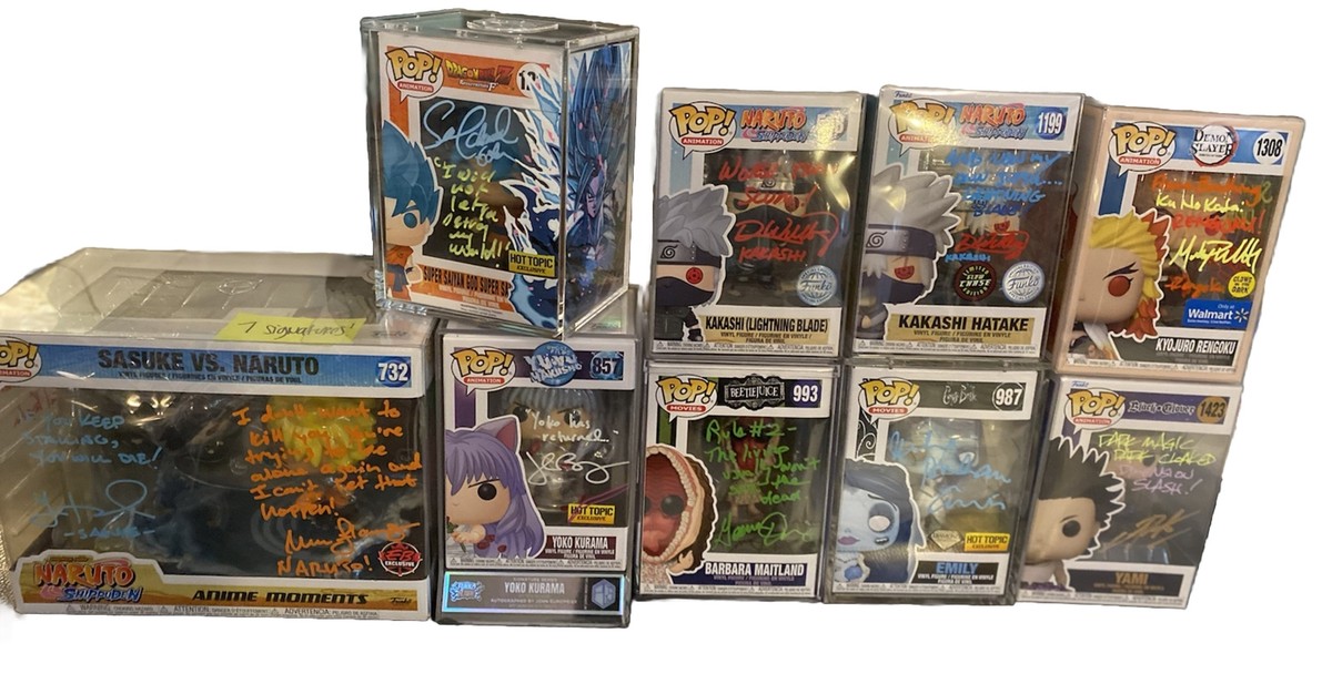 Funko Pop Mystery All Autographed Boxes With Big Signature pop!!