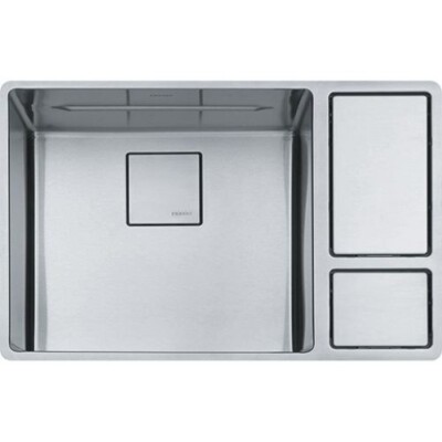 Franke CUX11018-W Chef Center 28'' Kitchen Sink w/ Accessories in STAINLESS STEEL