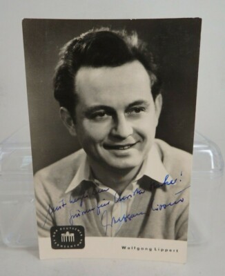 Autogramm Wolfgang Lippert Schauspieler 1924 bis 1995 (70747)