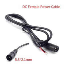 DC Power supply Cable 12V Female Connector for camera CCTV LED strip light