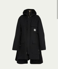 Sacai X Carhartt Wip Canvas Parka W/ Wool Lining Jp Sz 2