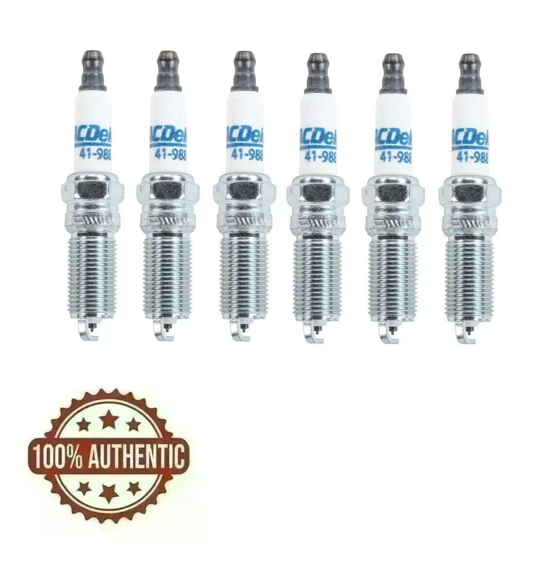 Genuine GM ACDelco Iridium Spark Plugs 41-988 Set Of 6