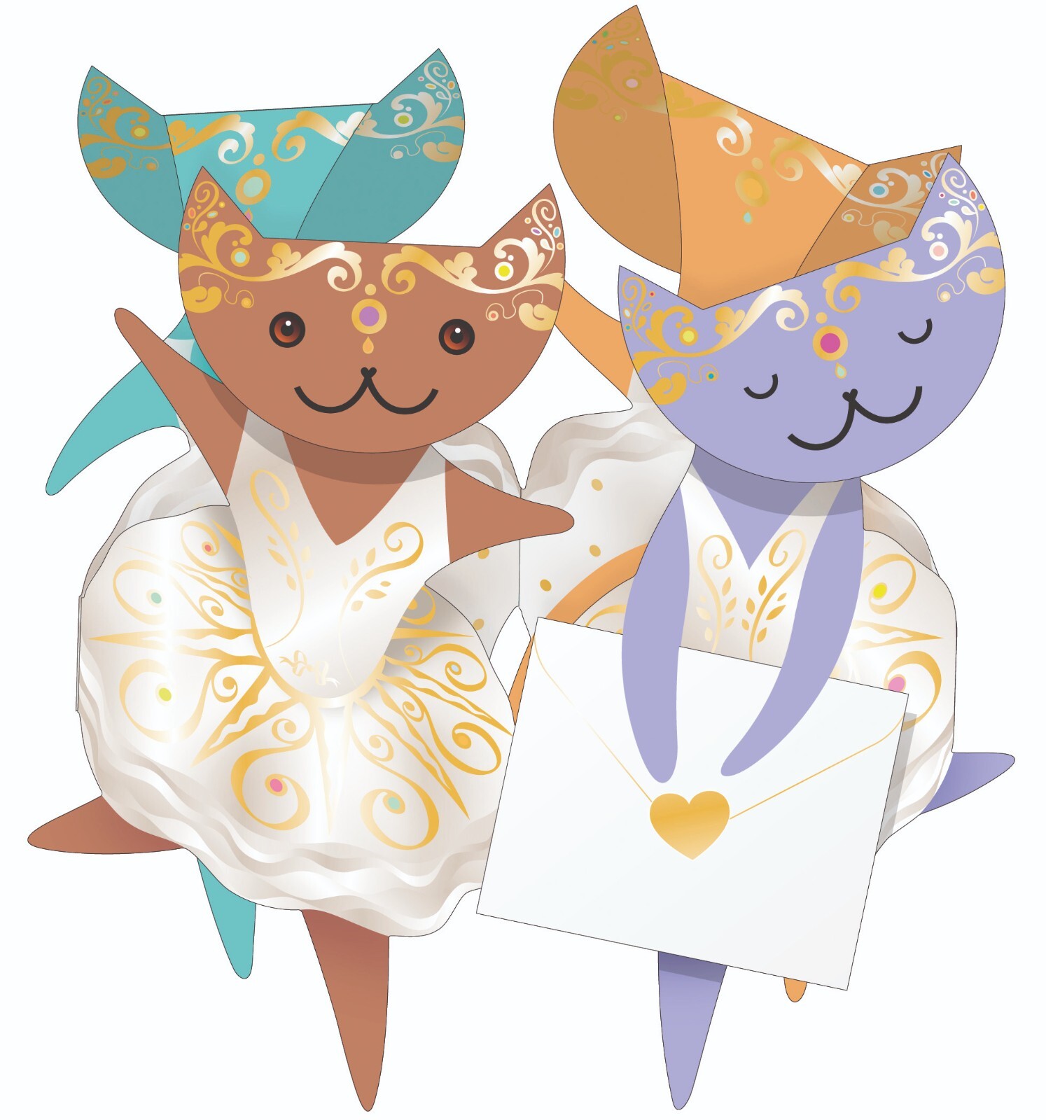 Special Delivery Card Collection - Cat - Ballet Cats