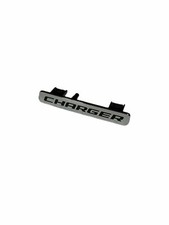 Dodge Charger Badge Black Chrome Emblem 3-12 X 12 L0202593ab