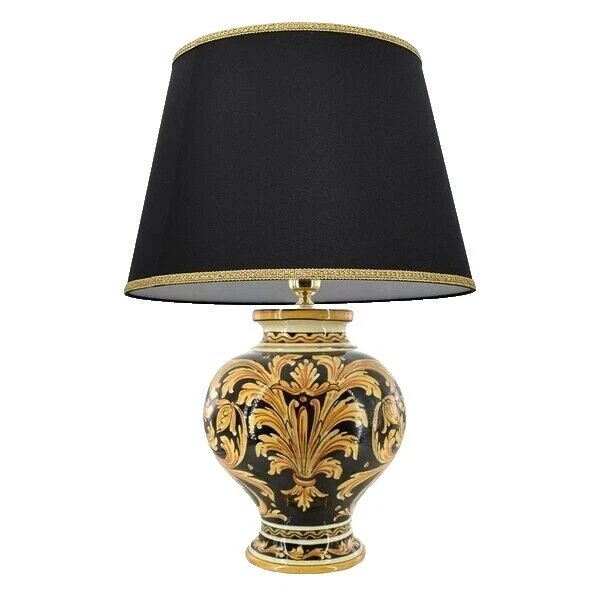 Lámparas de Mesa Mediterránea Negro