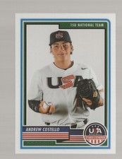 OA2) 2023 Panini USA Baseball Stars and Stripes Andrew Costello RC #24