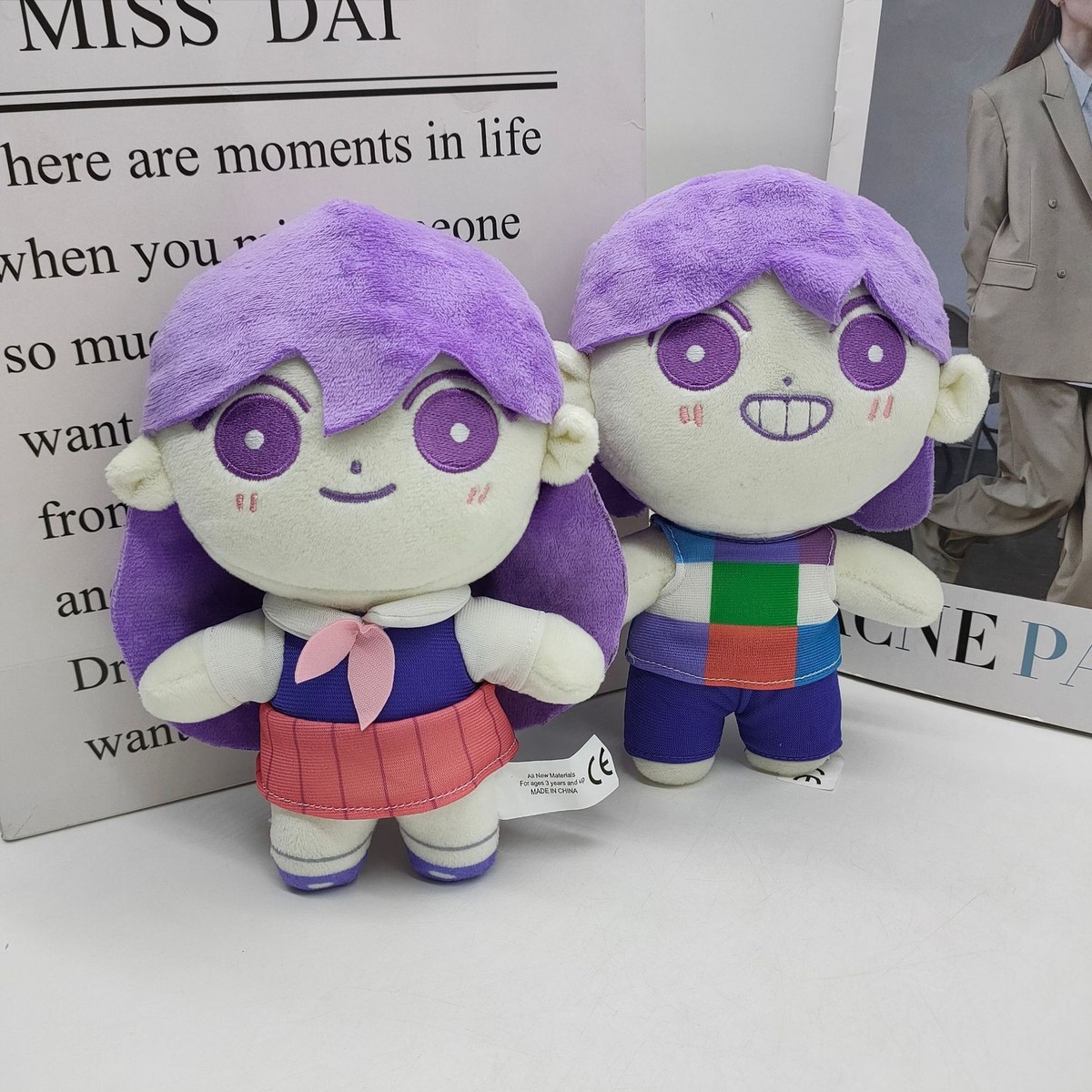  USERCOS Omori Plush Toys,Omori Sunny Basil Kel Hero