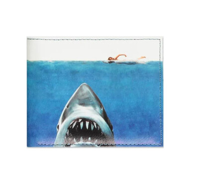 Jaws Geldbörse Classic Film Poster Der Weiße Hai Shark Portemonnaie Geldbeutel