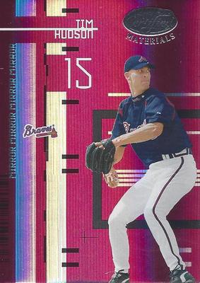 2005 Leaf Certified Materials Mirror Red Tim Hudson 140 Braves 019/100