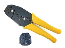 RF Coax Ratchet Crimp Tool 2 Interchangeable Die LMR400 RG58 RG62 RG174 RG8 RG8X