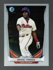 Lot of (100) 2014 Maikel Franco ROYALS Bowman Chrome #BCP37 Rookie Card rC
