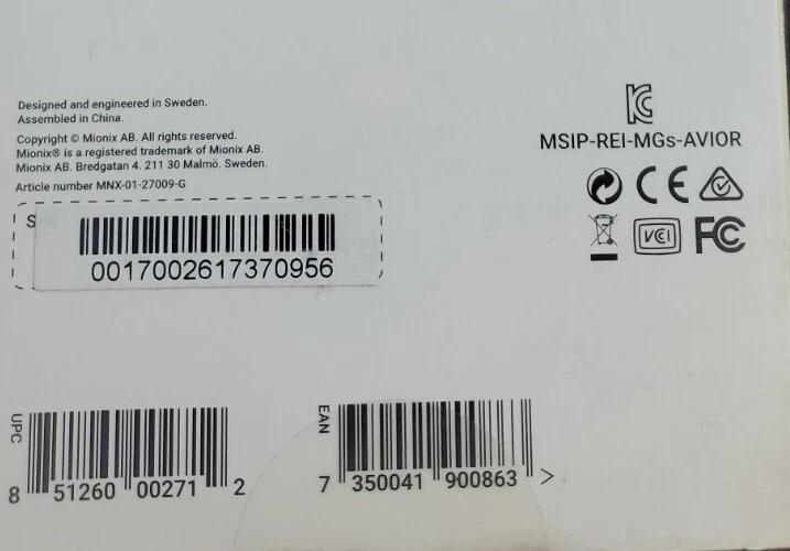 MIONIX AVIOR OPTICAL 5000DPI GAMING MOUSE WIRED USB BLACK (MNX-01-27009-G) - Image 3 of 4