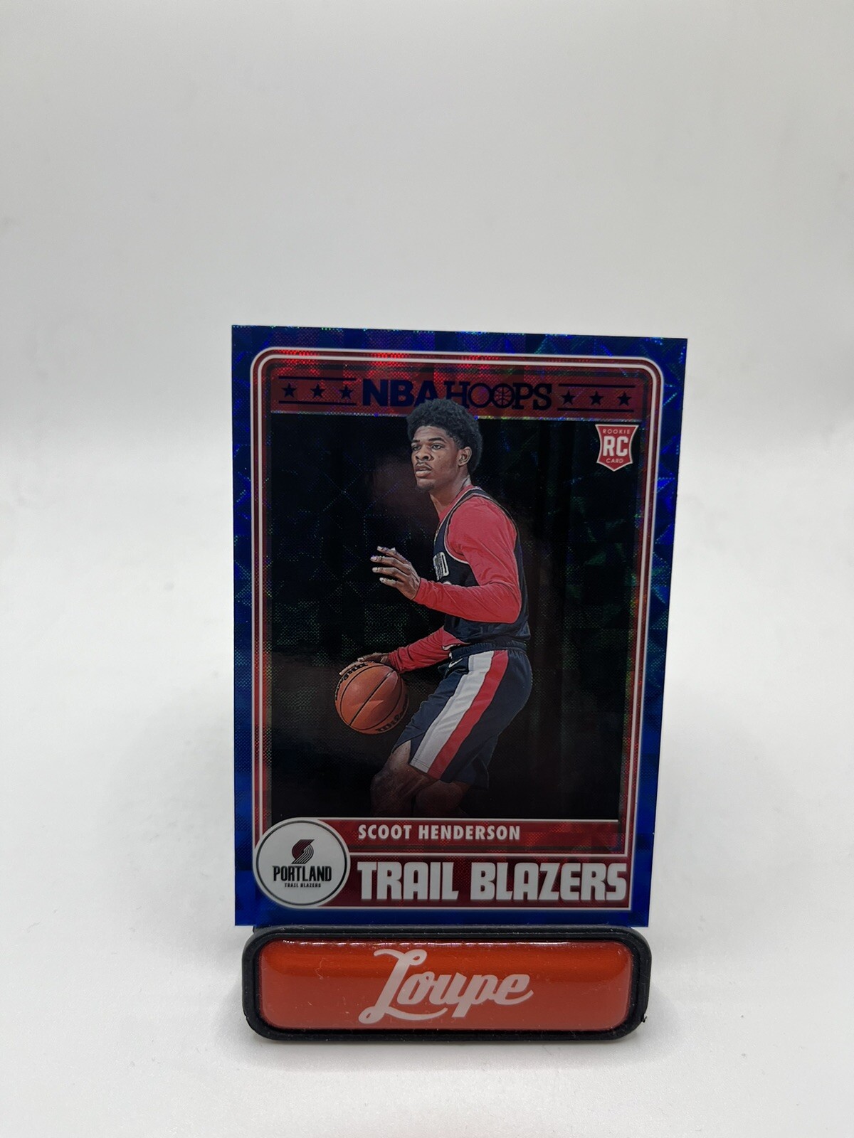 Scoot Henderson 2023-24 NBA Hoops Asia Tmall Hyper Blue RC #297 Trail Blazers