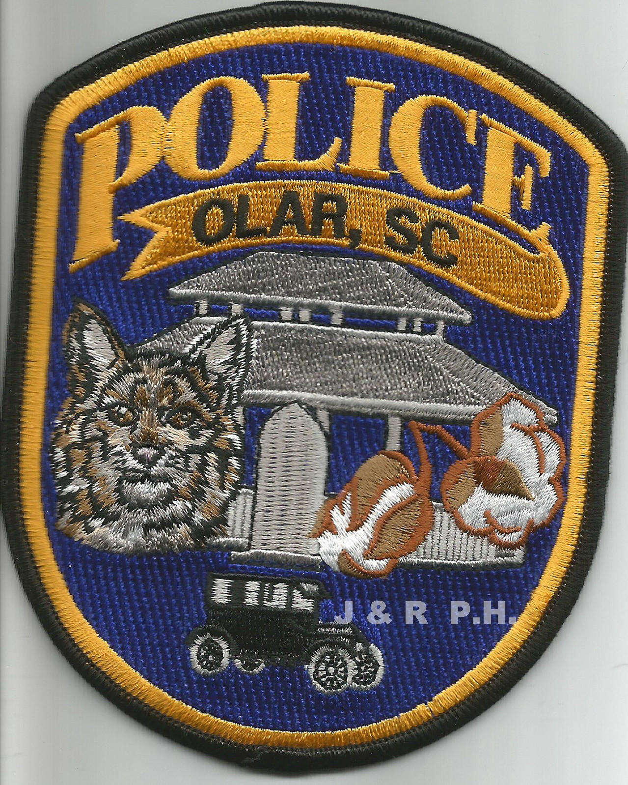 Olar, South Carolina (4" x 5" size) shoulder police patch (fire) eBay