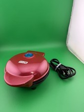 Dash 4 In. Pizzelle Mini Waffle Maker. Red